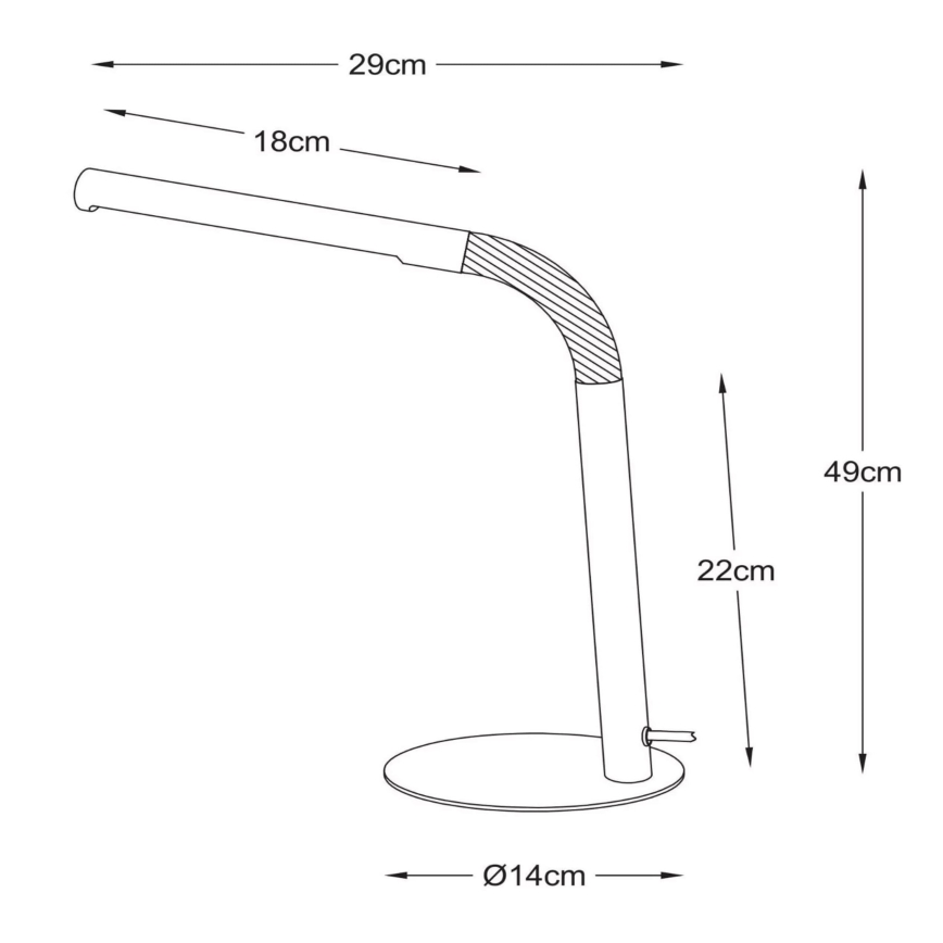 Lucide 36612/03/31 - Lampe de table GILLY LED/5W/230V blanche