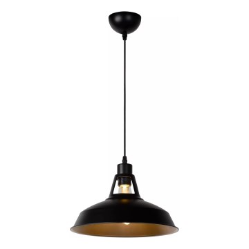 Lucide 43401/31/30 - Lampada a sospensione BRASSY-BIS 1xE27/60W/230V nero