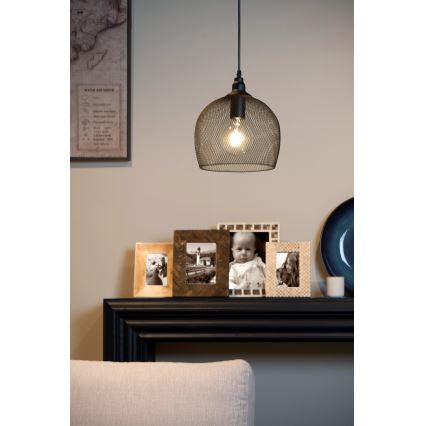 Lucide 43404/22/30 - Hängeleuchte MESH 1xE27/60W/230V 22 cm
