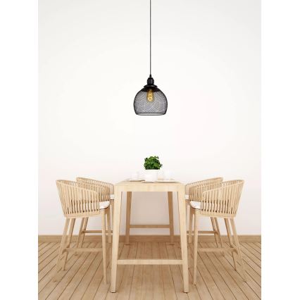 Lucide 43404/22/30 - Hängeleuchte MESH 1xE27/60W/230V 22 cm