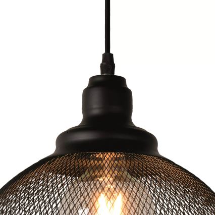 Lucide 43404/28/30 - Lampada a sospensione MESH 1xE27/60W/230V 28 cm