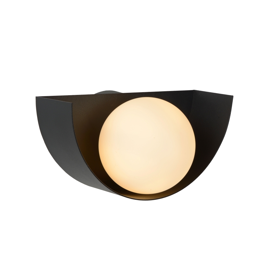 Lucide 45201/01/30 - Applique murale BENNI 1xG9/28W/230V noir