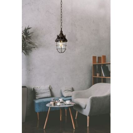 Lucide 45354/01/97 - Lampada a sospensione HONORE 1xE27/60W/230V