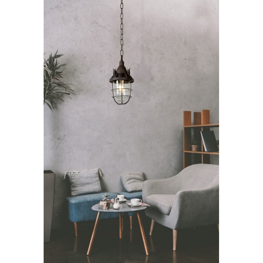 Lucide 45354/01/97 - Lampada a sospensione HONORE 1xE27/60W/230V