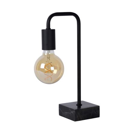 Lucide 45565/01/30 - Lampada da tavolo LORIN 1xE27/40W/230V nera