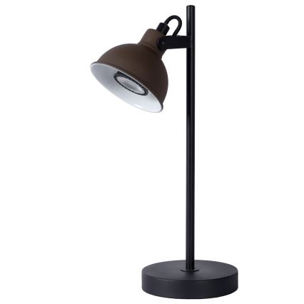 Lucide 45573/01/97 - Lampada da tavolo DAMIAN 1xGU10/35W/230V marrone