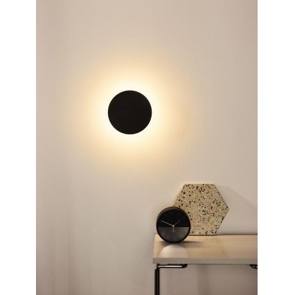 Lucide 46201/06/30 - Applique LED EKLYPS LED/7W/230V nero