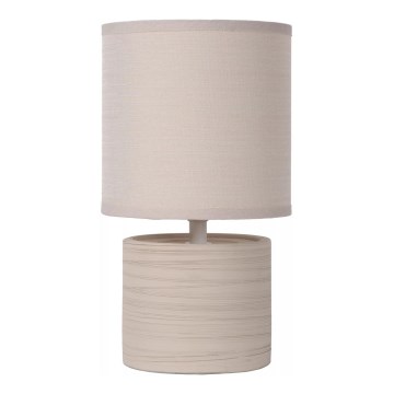 Lucide 47502/81/38 - Lampe de table GREASBY 1xE14/40W/230V crème