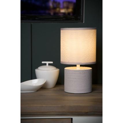 Lucide 47502/81/38 - Lampe de table GREASBY 1xE14/40W/230V crème