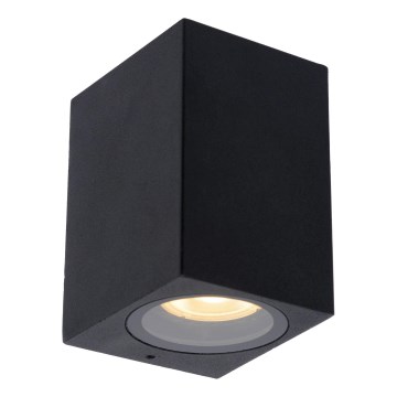 Lucide 69800/01/30 - Applique da esterno ZARO 1xGU10/35W/230V IP44 nero