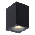 Lucide 69800/01/30 - Outdoor-Wandleuchte ZARO 1xGU10/35W/230V IP44 schwarz