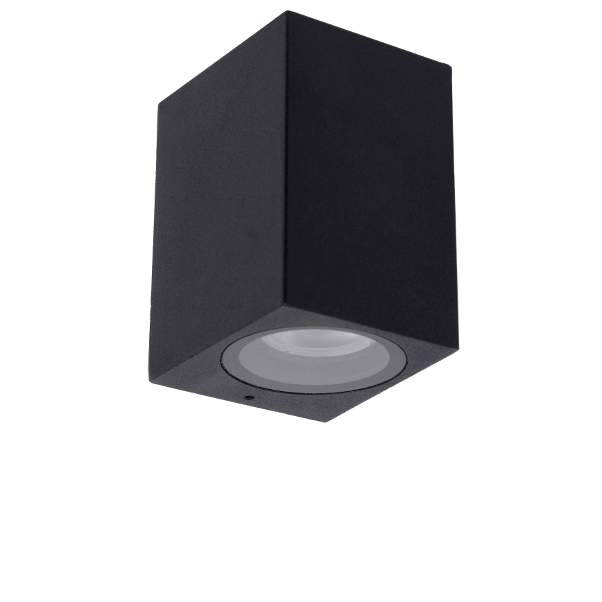 Lucide 69800/01/30 - Outdoor-Wandleuchte ZARO 1xGU10/35W/230V IP44 schwarz