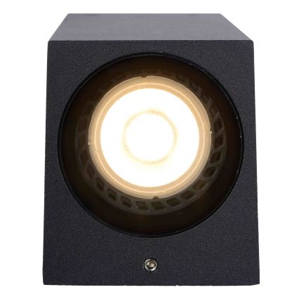 Lucide 69800/01/30 - Outdoor-Wandleuchte ZARO 1xGU10/35W/230V IP44 schwarz