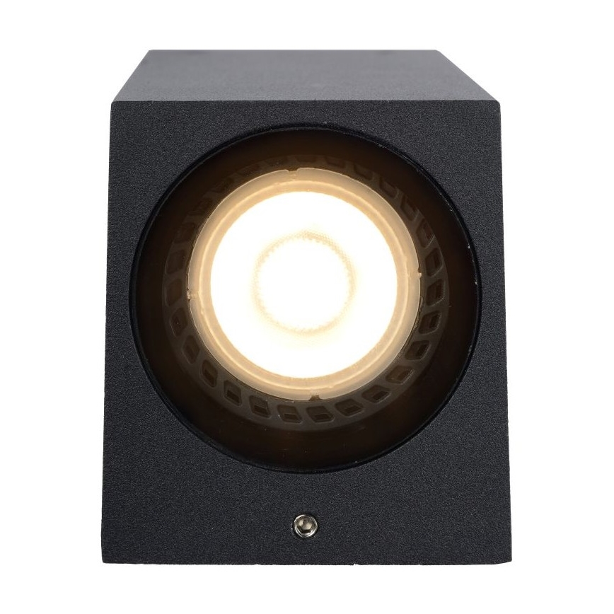 Lucide 69800/02/30 - Applique da esterno ZARO 2xGU10/35W/230V IP44 nera