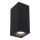 Lucide 69800/02/30 - Außenwandbeleuchtung ZARO 2xGU10/35W/230V IP44 schwarz