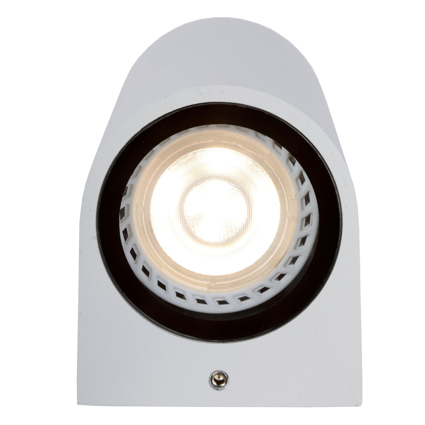 Lucide 69801/01/31 - Applique da esterno ZARO 1xGU10/35W/230V IP44 bianco