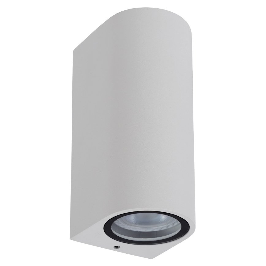 Lucide 69801/02/31 - Applique da esterno ZARO 2xGU10/35W/230V IP44 bianco