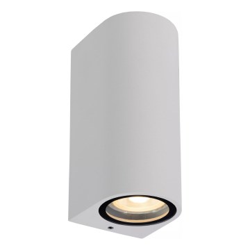 Lucide 69801/02/31 - Applique murale extérieure ZARO 2xGU10/35W/230V IP44 blanche