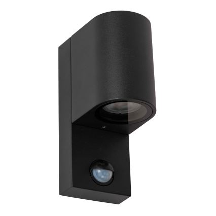 Lucide 69803/01/30 - Outdoor-Leuchte mit Sensor ZARO 1xGU10/7W/230V IP65 schwarz