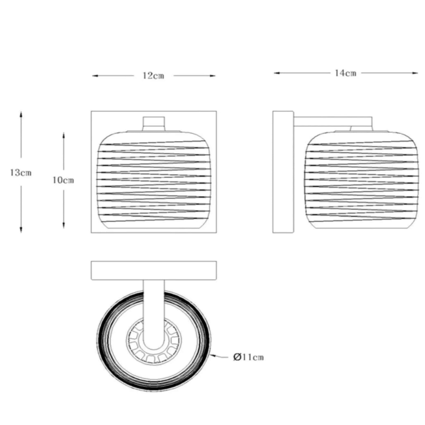 Lucide 70284/01/11 - Applique murale ERYN 1xG9/42W/230V