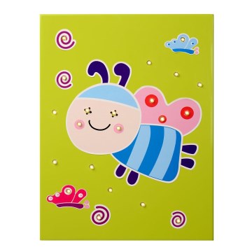 Lucide 71295/01/85 - Applique a LED per bambini KIDO-LED LED/1W/230V verde