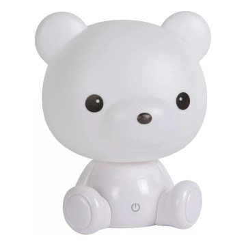 Lucide 71590/03/31 - LED Kinder Nachtlämpchen DODO LED/3W/230V Teddybär weiß