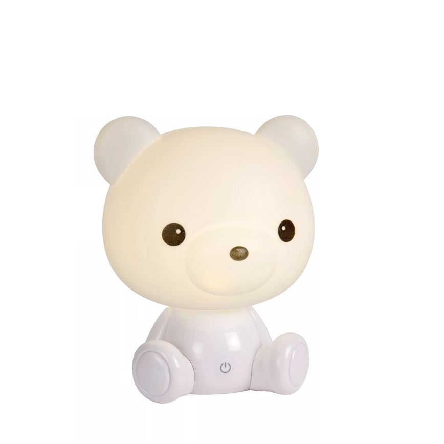 Lucide 71590/03/31 - LED Kinder Nachtlämpchen DODO LED/3W/230V Teddybär weiß