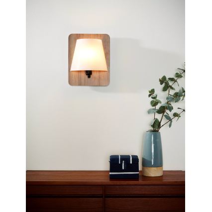Lucide 77281/01/70 - Wandleuchte IDAHO 1xE14/15W/230V braun