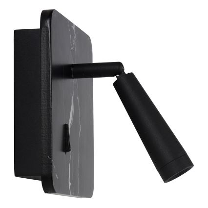 Lucide 77282/03/30 - LED-Wandstrahler OREGON LED/4W/230V USB schwarz
