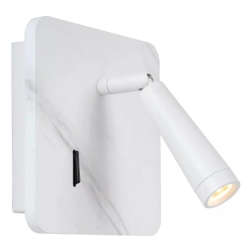 Lucide 77282/03/31 - LED-Wandstrahler OREGON LED/4W/230V USB weiß