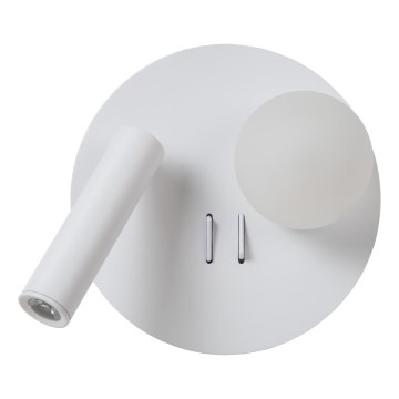 Lucide 77286/02/31 - Applique a LED MATIZ 2xLED/3,5W/230V USB bianco
