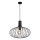 Lucide 78374/50/30 - Hängeleuchte MANUELA 1xE27/60W/230V schwarz 50 cm