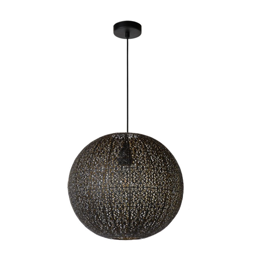 Lucide 78383/40/30 - Hängeleuchte TAHAR 1xE27/60W/230V schwarz