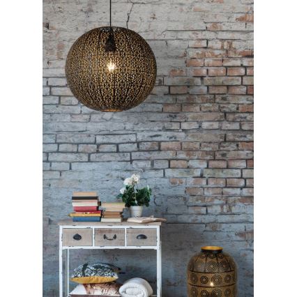 Lucide 78383/40/30 - Hängeleuchte TAHAR 1xE27/60W/230V schwarz