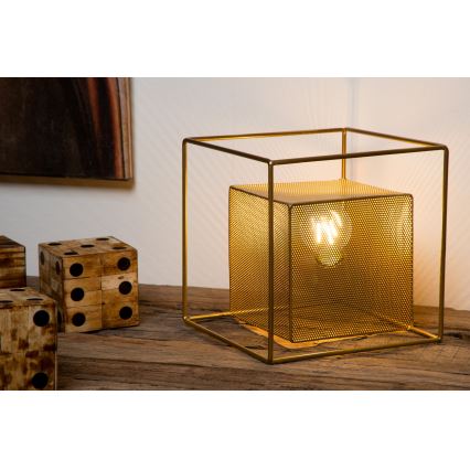 Lucide 78591/01/02 - Lampada da tavolo EXTRAVAGANZA MORRIS 1xE27/40W/230V ottone