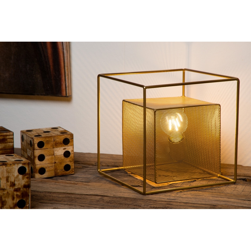 Lucide 78591/01/02 - Lampe de table EXTRAVAGANZA MORRIS 1xE27/40W/230V laiton