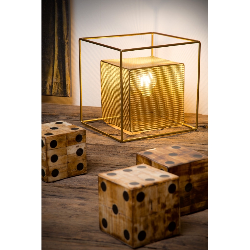 Lucide 78591/01/02 - Lampe de table EXTRAVAGANZA MORRIS 1xE27/40W/230V laiton
