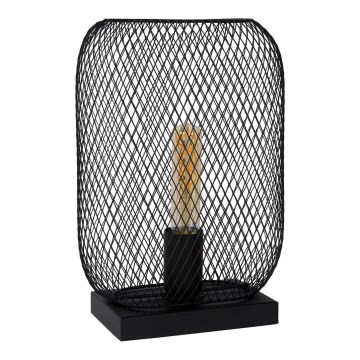 Lucide 78592/01/30 - Tischleuchte MESH 1xE27/60W/230V schwarz