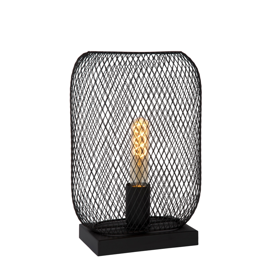 Lucide 78592/01/30 - Tischleuchte MESH 1xE27/60W/230V schwarz