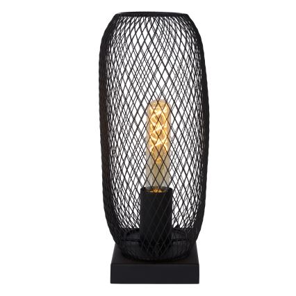 Lucide 78592/01/30 - Tischleuchte MESH 1xE27/60W/230V schwarz