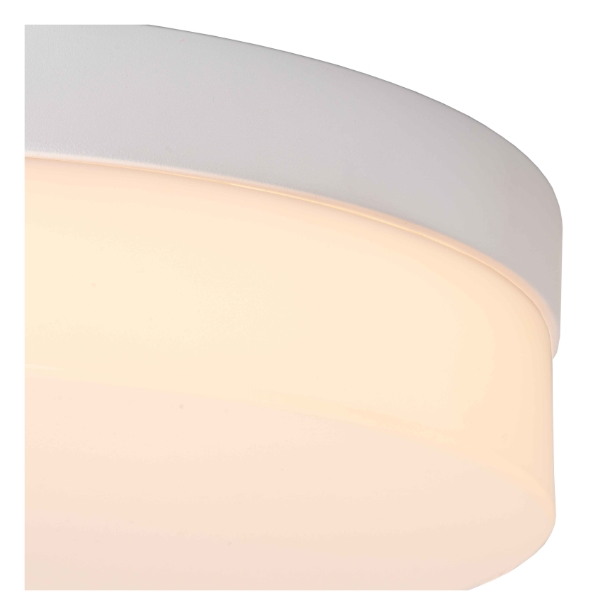 Lucide 79111/24/31 - LED-Deckenleuchte für Badezimmer mit Sensor BISKIT LED/12W/230V d 23 cm IP44 weiß