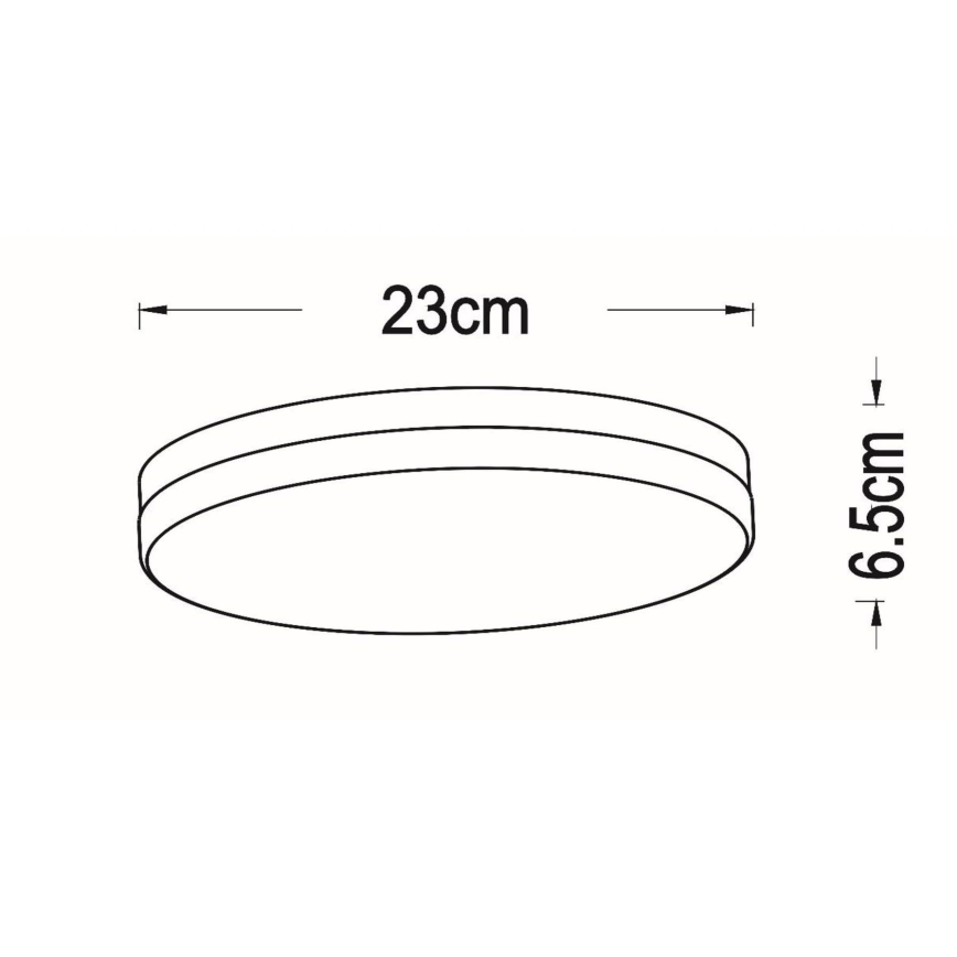 Lucide 79111/24/31 - LED-Deckenleuchte für Badezimmer mit Sensor BISKIT LED/12W/230V d 23 cm IP44 weiß