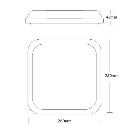 Lucide 79193/24/31 - LED Badezimmerleuchte TISIS LED/24W/230V IP54