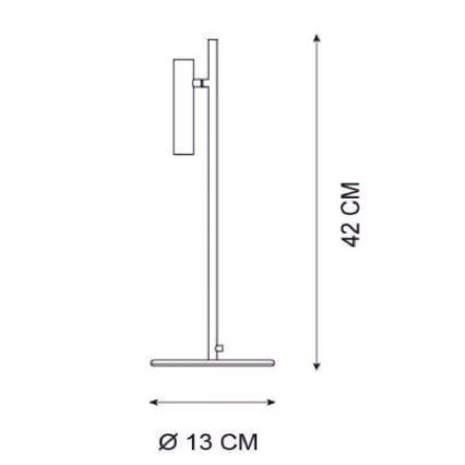 Lucide 79581/05/30 - Lampada da tavolo a LED dimmerabile PHILON LED/4,5W/230V