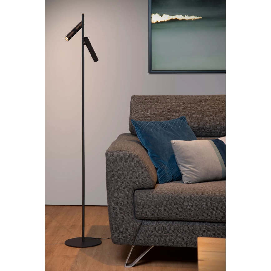 Lucide 79781/10/30 – Lampada da terra LED dimmerabile PHILON 2xLED/4,5W/230V