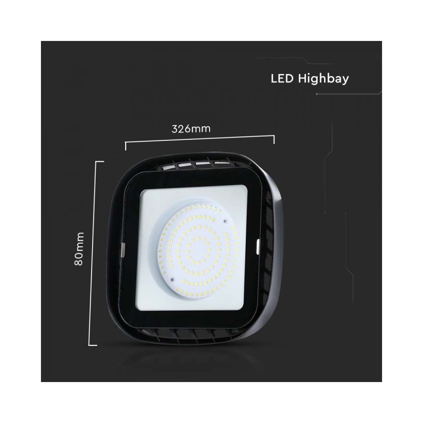 Lumière LED industrielle High Bay LED/200W/230V 4000K IP65