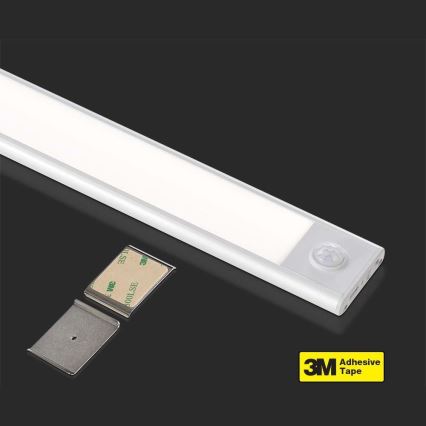 Luminaire de dessous d'armoire de cuisine LED avec un détecteur LED/2,5W/5V 3000K