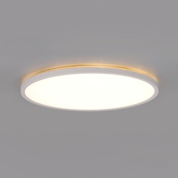 Luminaire de salle de bains avec détecteur de mouvement et crépusculaire NIVERA LED/32W/230V IP54 3000/4000/6000K d. 42 cm blanc + Télécommande