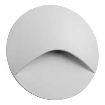 Luminaire d'escalier LED EXIN LED/2,5W/230V 4000K IP65 blanc rond