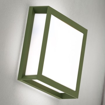 Luminaire d'extérieur HENRY 2xE27/15W/230V IP44 vert